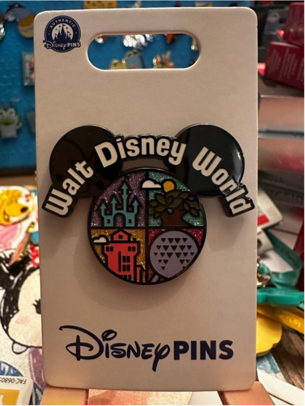 2026 Walt Disney World 4 Parks Pin Epcot Magic Animal Kingdom Hollywood Studios